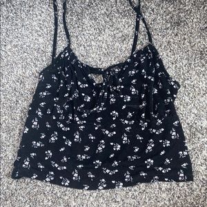 Spaghetti strap crop top
